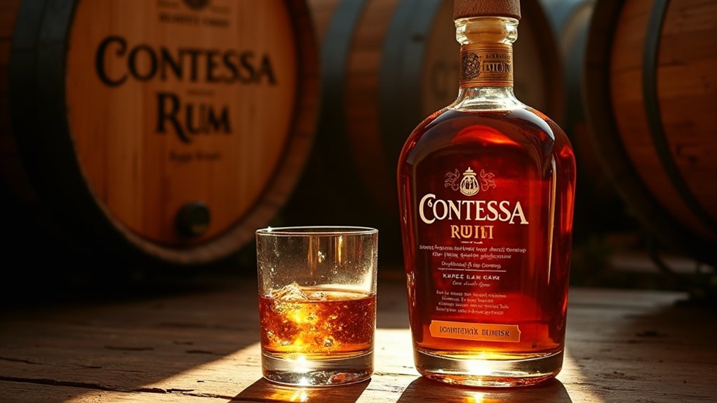 bold rum with rich flavors
