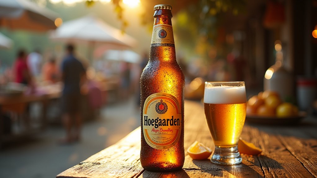 refreshing belgian wheat beer