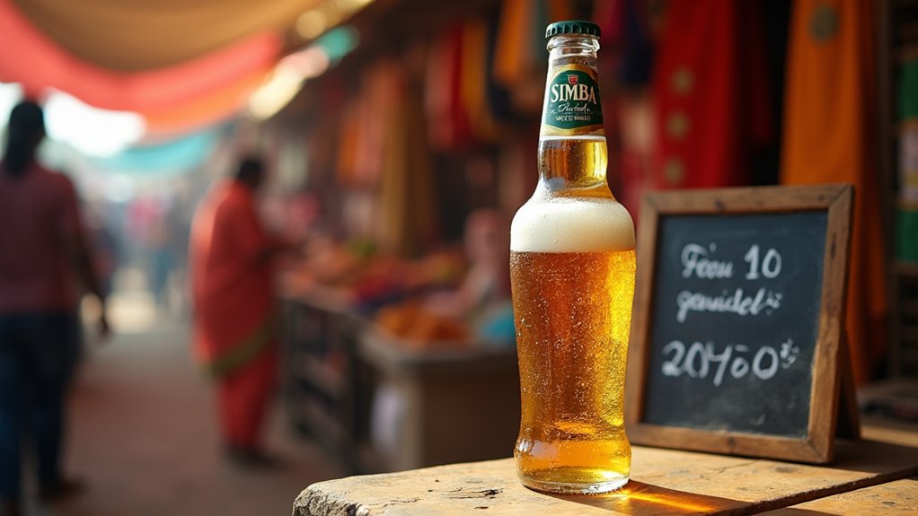 simba beer pricing comparison