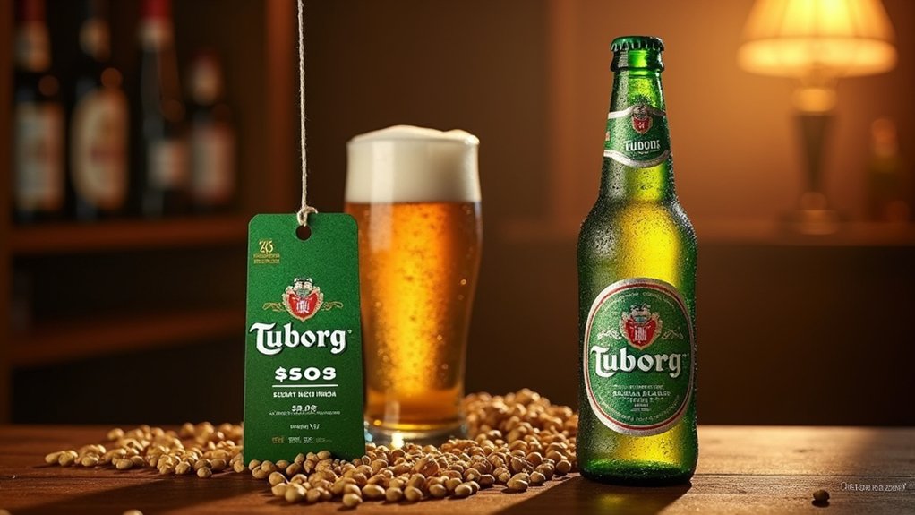 tuborg beer price variations
