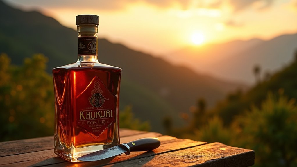 unique nepali khukuri rum