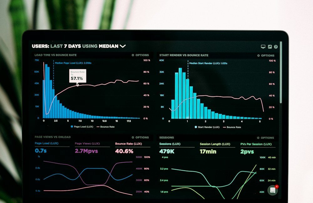 Keyword frequency analysis and SEO content metrics on digital screen
